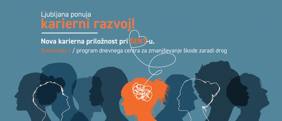 Zaposlujemo – SVETOVALEC I V PROGRAMU DNEVNI CENTER ZA ZMANJŠEVANJE ŠKODE ZARADI DROG